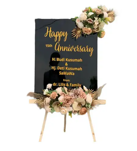 Papan Bunga Akrilik Keboguyang