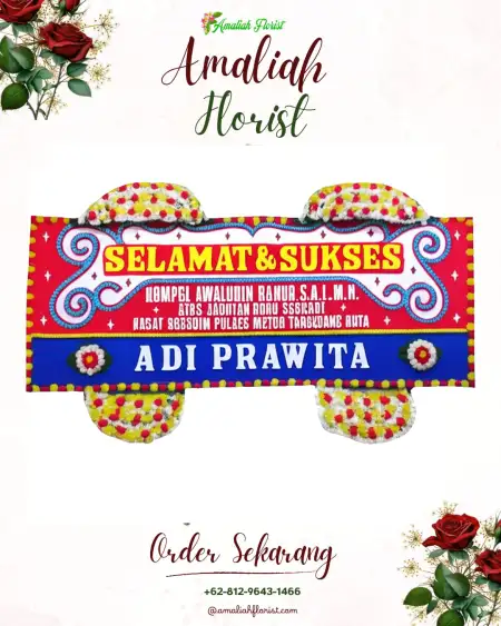 Papan Bunga Ucapan Selamat Keboguyang